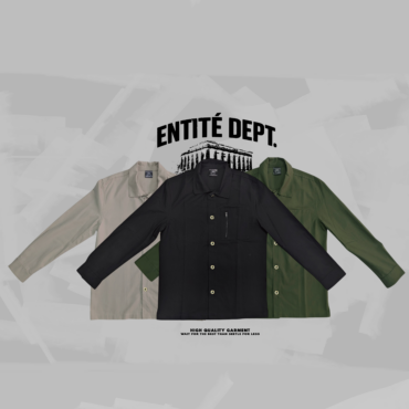 Structured Cotton Gabardine Overshirt